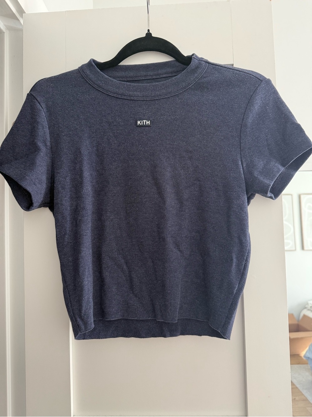 Kith Short-Sleeve Tee in Navy Blue